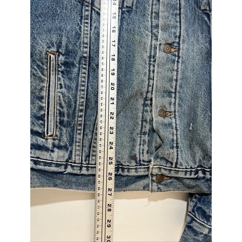 Vintage 1980-90's Levis Trucker Jacket Men's sz 52 Blanket Lined‎ USA 71506 0316